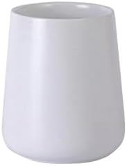RabyLeo Modern Simple Style Ceramic Toothbrush Mouthwash Holder White