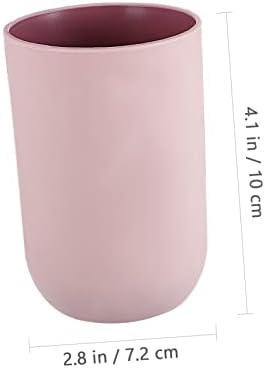 Zerodeko 4-Piece Reusable Toothbrush Tumbler Set