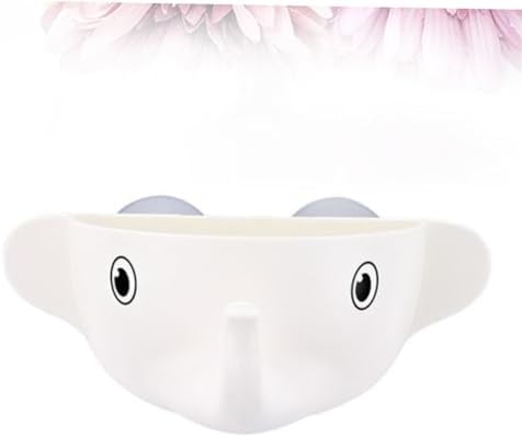 Cartoon Elephant Toothbrush Organizer - Mountable Bathroom Holder for Kids Adults