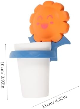 Fomiyes Cartoon Toothbrush Cup Rack Multifunctional Storage Organizer