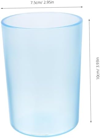 Sturdy Plastic Toothbrush Cup Portable for Adults and Kids