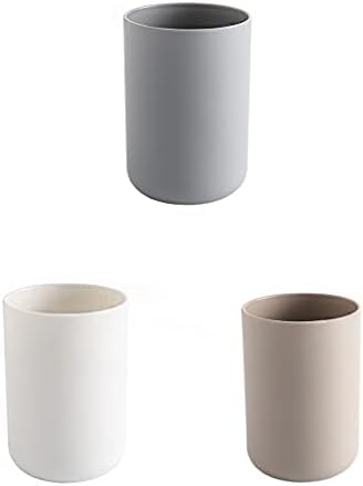 Arc Shaped Brushing Cup Without Handle White
