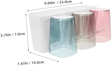 RORPOIR Mounted Toothbrush Holder for Bathroom Suction Mount Organizer