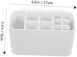 STOBAZA Bathroom Storage Organizer Wall Mounted Toothbrush Holder Modern Design