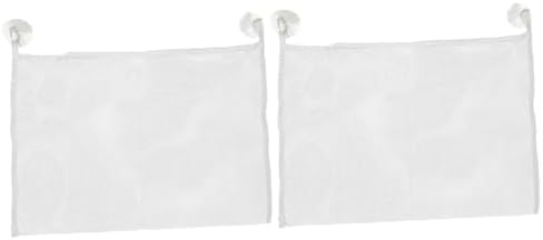 Luxshiny 2-Piece Hanging Bath Toy Storage Bag Mesh Organizer