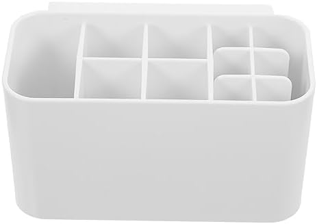 STOBAZA Bathroom Storage Organizer Wall Mounted Toothbrush Holder Modern Design