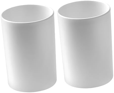 2-Piece Bathroom Toothbrush Mouthwash Cups for Reusable Travel