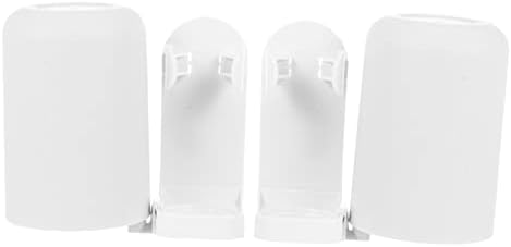 2-Pack Wall-Mounted Toothbrush Holders Set