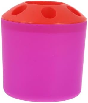 Toothbrush Holder with Toothpaste Storage and Countertop Organizer