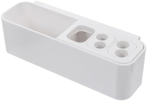 Holidoyo Toothbrush Holder Wall Mount Organizer No Drilling Strong Adhesive