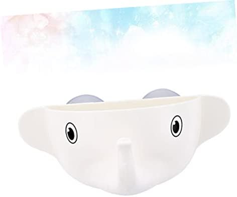 Cartoon Elephant Toothbrush Organizer - Mountable Bathroom Holder for Kids Adults