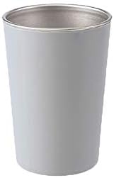 Stainless Steel Mouthwash Toothbrush Holder Simple Elegant Design Includes 2-Piece Set GrayWhite