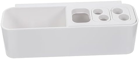 Bathroom Organic Wall-Mounted Toothbrush Holder Space-Saving Design