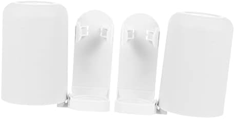 Space-Saver Wall-Mounted Electric Toothbrush Holder 2-Piece Set 1