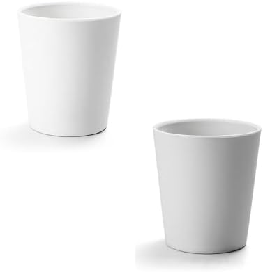 Simple household toothbrush holder 2-pc set White Gray