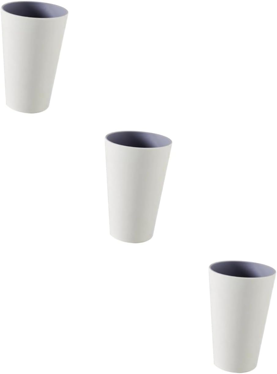 White 3-Piece TOOTHPROBRUSHING CUP HOLDER