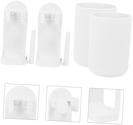 Wall-Mounted Electric Toothbrush Holder 2 Set