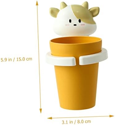 Playful Cartoon Toothbrush Cup for Kids Easy to Install with Fun Design