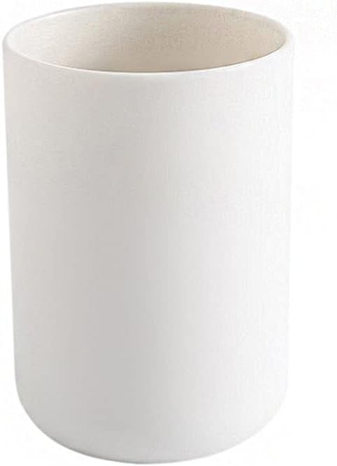 Arc Shaped Brushing Cup Without Handle White