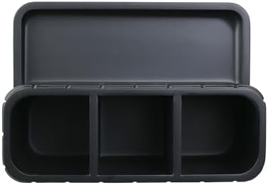 Luxurious bathroom vanity organizer with 3 compartments for makeup and skincare
