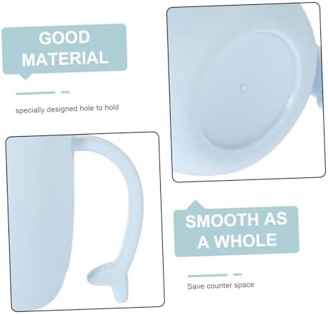 Two-Piece Dolphin Shaped Offset Mouthwash Cups for Boys and Girls
