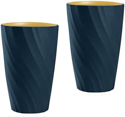 Cabinet-friendly 2-Piece Toothbrush Holder