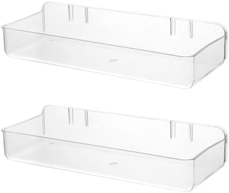 Wall-Mounted Acrylic Shower Caddies