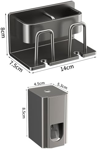 Wall-Mounted Toothbrush Holder Set for Your Bathroom