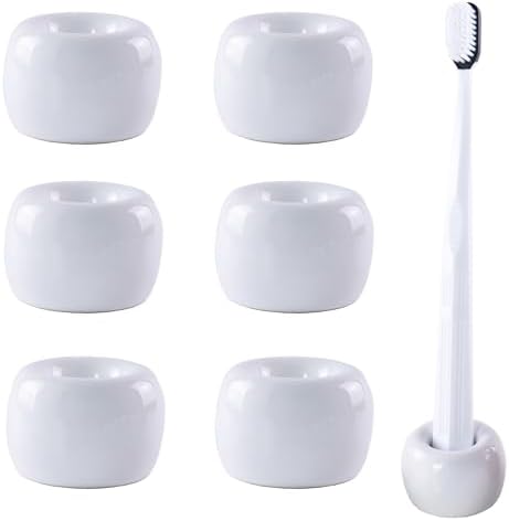 Mini Ceramic Toothbrush Holder Set