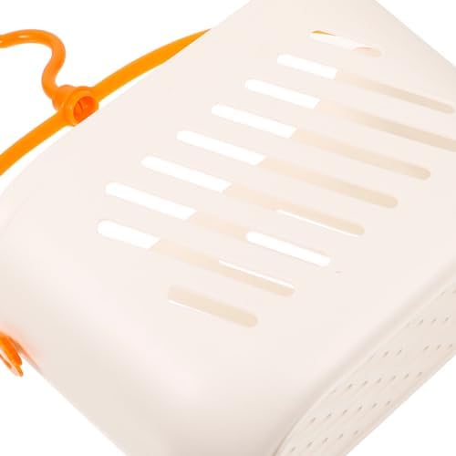 PRETYZOOM Plastic Hanging Shower Basket with Hooks