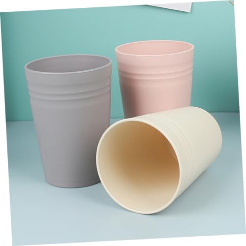 Amosfun Toothbrush Holder Mouthwash Cup Set of 3 Creative Reusable Design