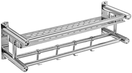Bathroom Storage Rack Organizer with 360-Degree Rotation