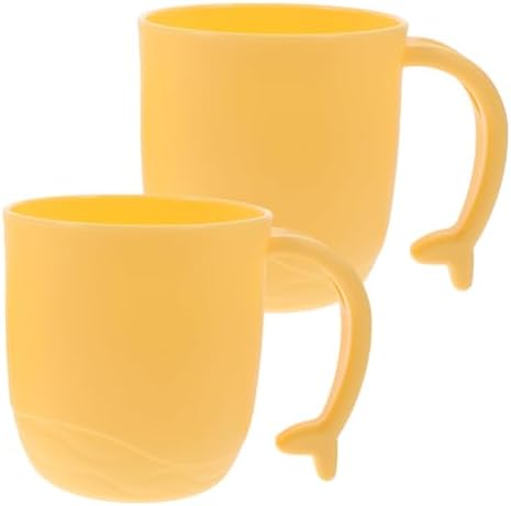 ABOOFAN 2pcs Dolphin Shaped Mouthwash Cups