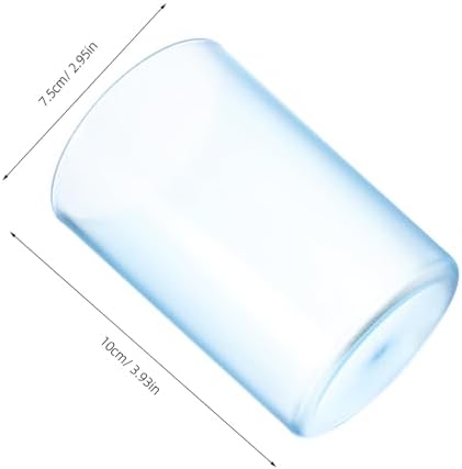 Wakauto Stylish Transparent Toothbrush Gargoyle Mug for Adults Dual Purpose Design