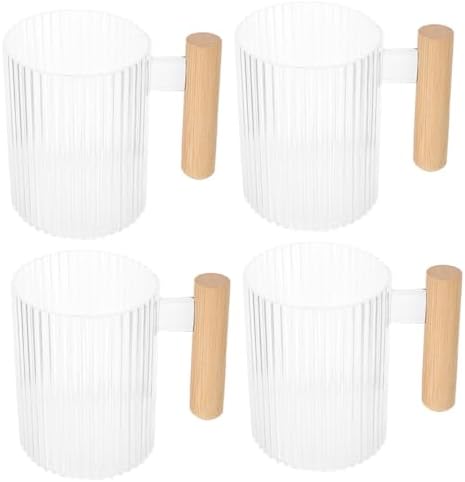 Ergonomic Mobestech 4Pcs Multi Purpose Toothbrush Holder Cups