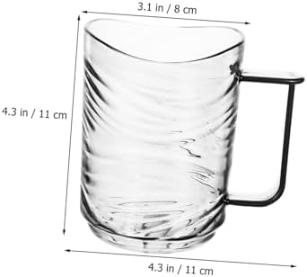 Ergonomic Handle Toothbrush Holder Cups