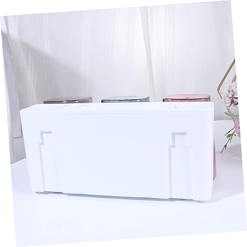CIIEEO 3 Toothbrush Holder Set White - Mountable Toothpaste Cup Storage Rack