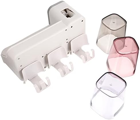 Anneome Space-Saving Wall-Mounted Toothbrush Toothpaste Organizer