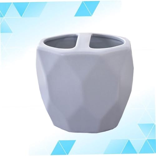 Elegant Ceramic Artistic Toothbrush Holder Modern Design Practical Stylish for your Bathroom