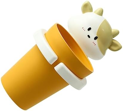 Cartoon Gargle Cup Toothbrush Toothpaste Holder Wall-Mounted for Kids Adults