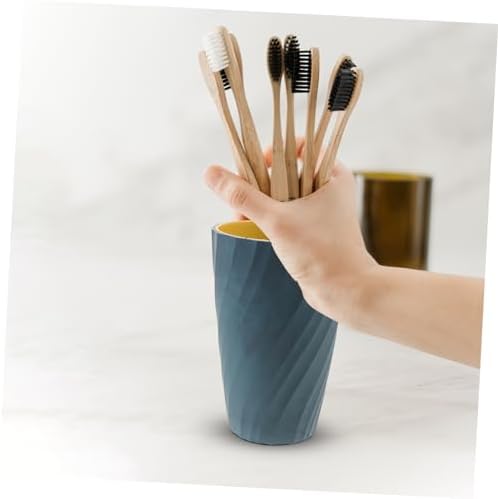 Reusable Plastic Toothbrush Tumbler Perfect for Bathroom Storage