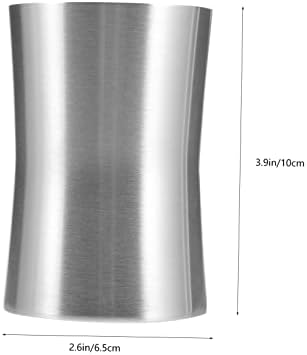 Luxshiny Stainless Steel Toothbrush Cup Holder for Bathroom and Travel
