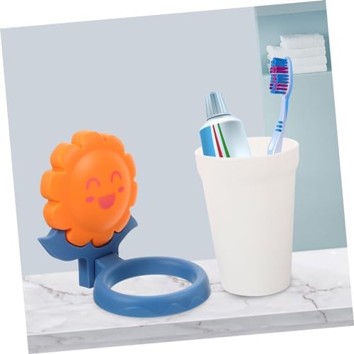 Cartoon Kids Wall Toothbrush Holder No Drill Required Durable and Safe