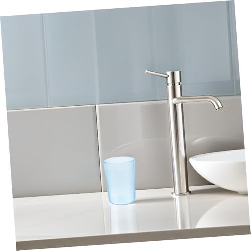 Wakauto Stylish Transparent Toothbrush Gargoyle Mug for Adults Dual Purpose Design