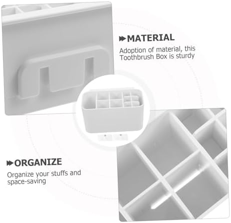 SHOWERORO Nail Organizer Toothbrush Holder