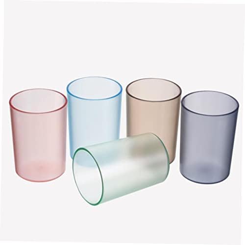 SHOWERORO Transparent Toothbrush Cup Gargle mug for Adults and Kids