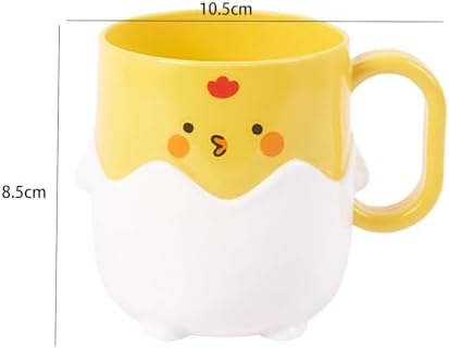 Cartoon Toothbrush Cup - Portable Drop-Resistant