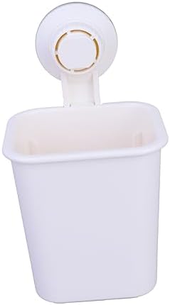 White Wall-Mounted Toothbrush Holder Space-Saving Organization Solution for Your Bathroom