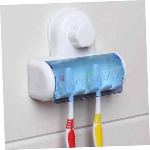 5 Racks Suction Toothbrush Holder