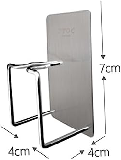 Space-Saving Stainless Steel Toothbrush Holder